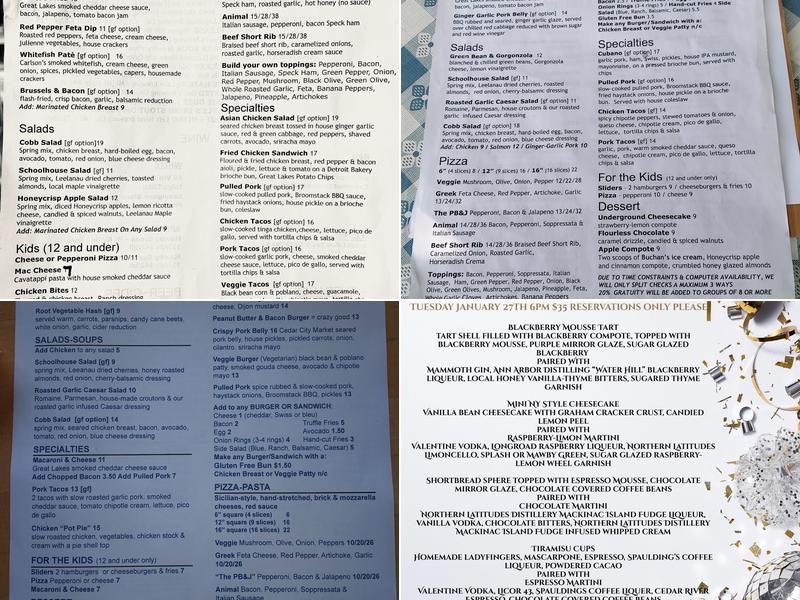 Broomstack Kitchen and Taphouse Menu