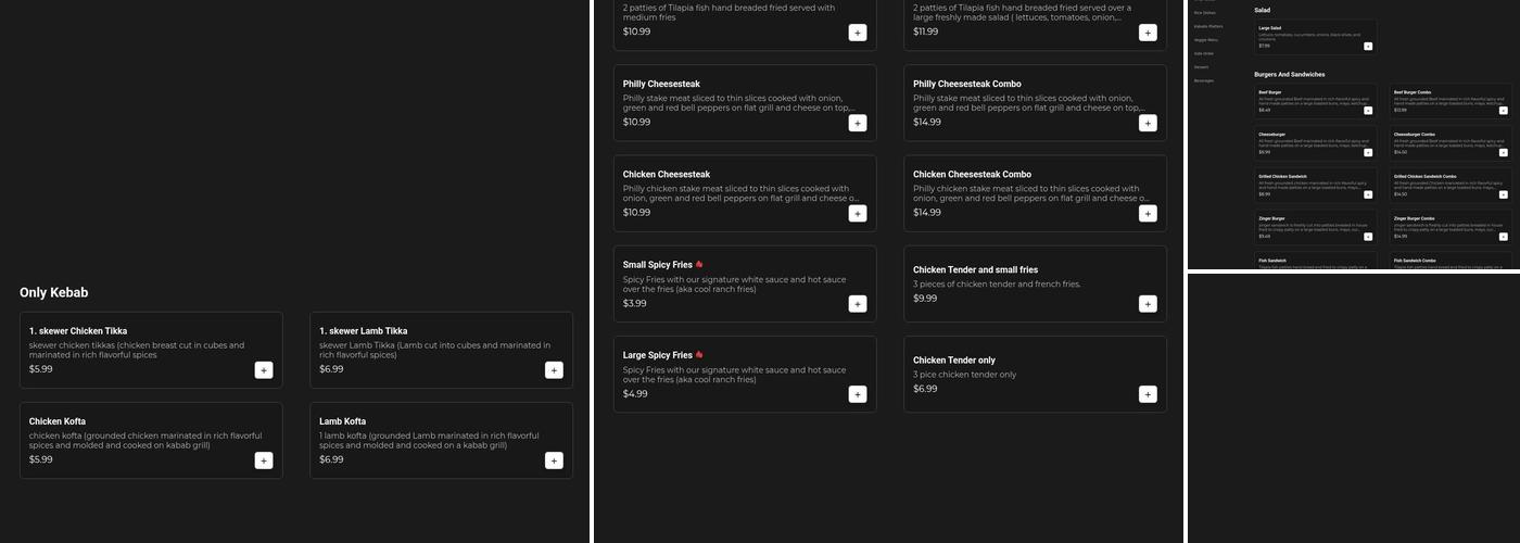 Halal Gyro Express & Kebabs Menu