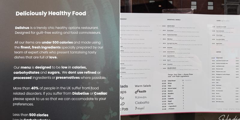 Delishus By Saladishy Menu