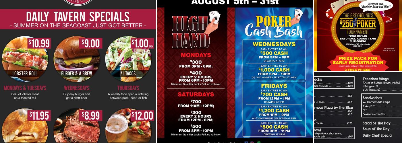 The Brook Menu