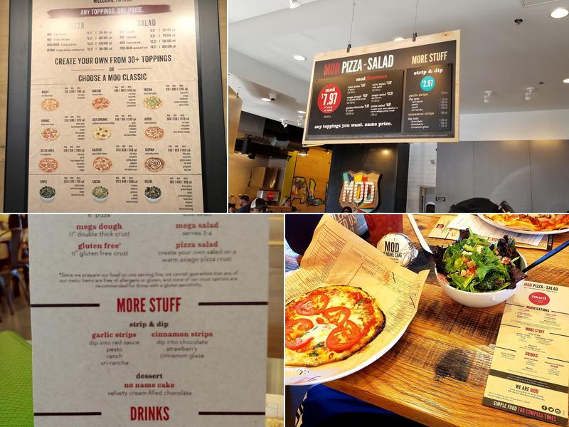 MOD Pizza Menu
