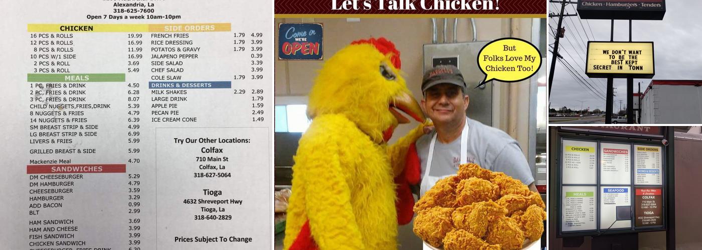 Darrell's Restaurant Menu