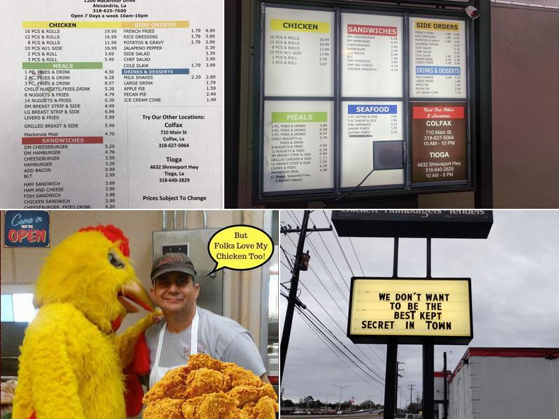 Darrell's Restaurant Menu