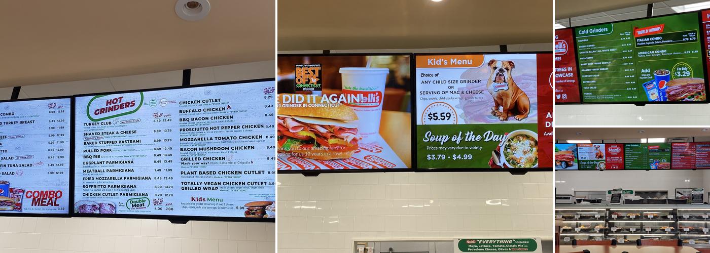 Nardelli's Grinder Shoppe Menu