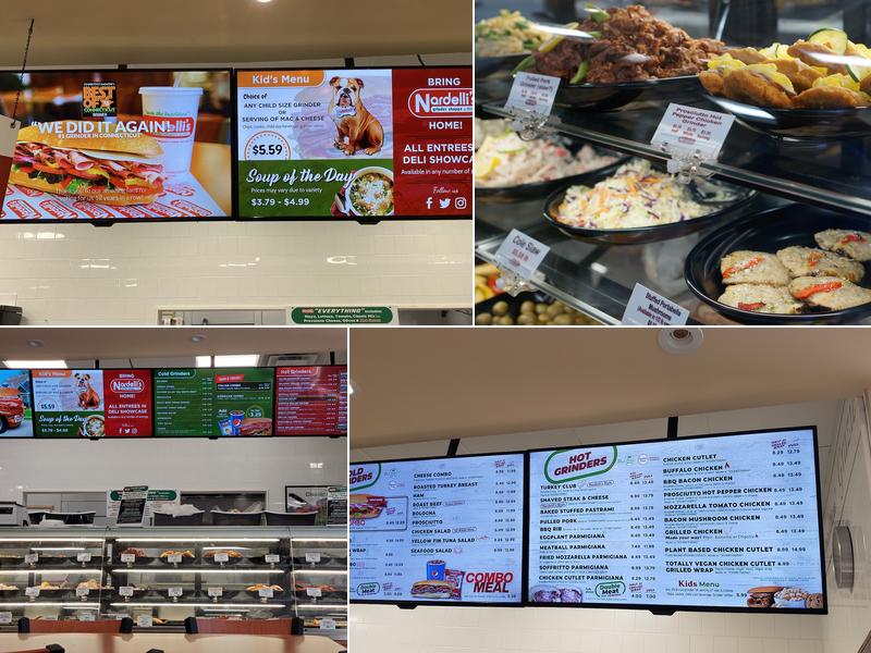 Nardelli's Grinder Shoppe Menu