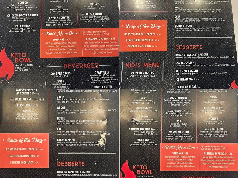 Jim Deggys (Pineville) Menu