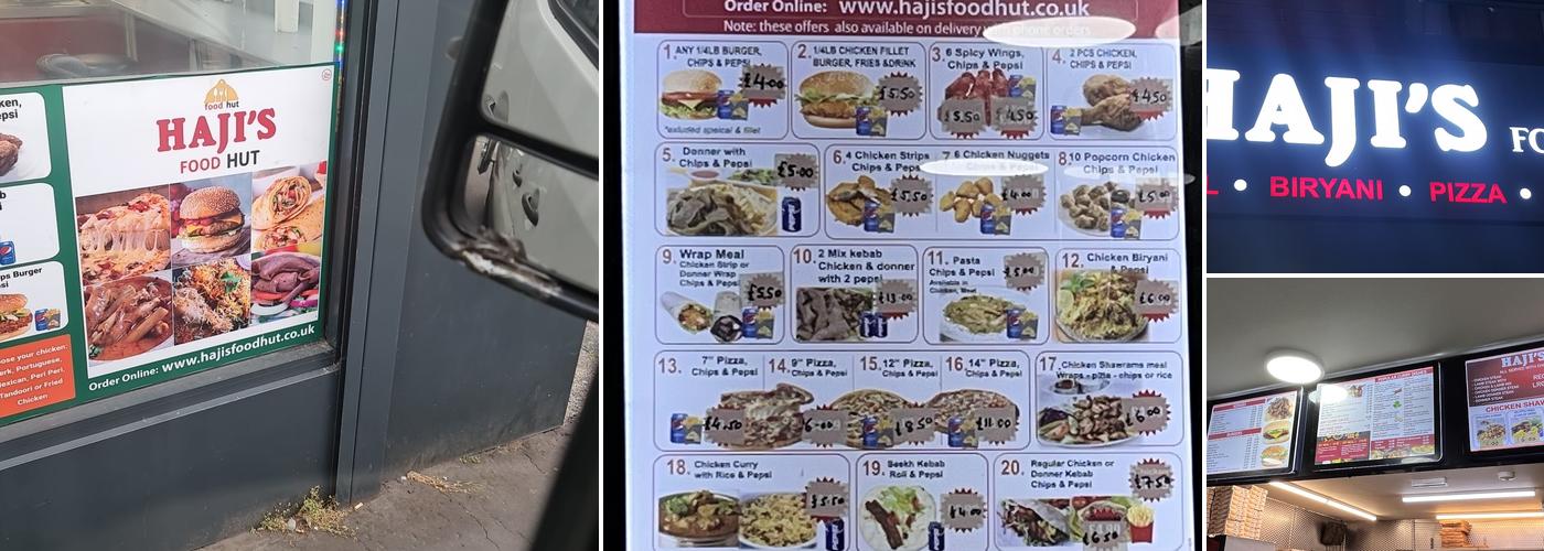 Haji's food hut Menu