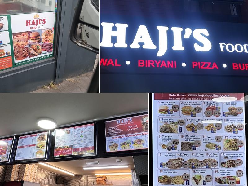 Haji's food hut Menu