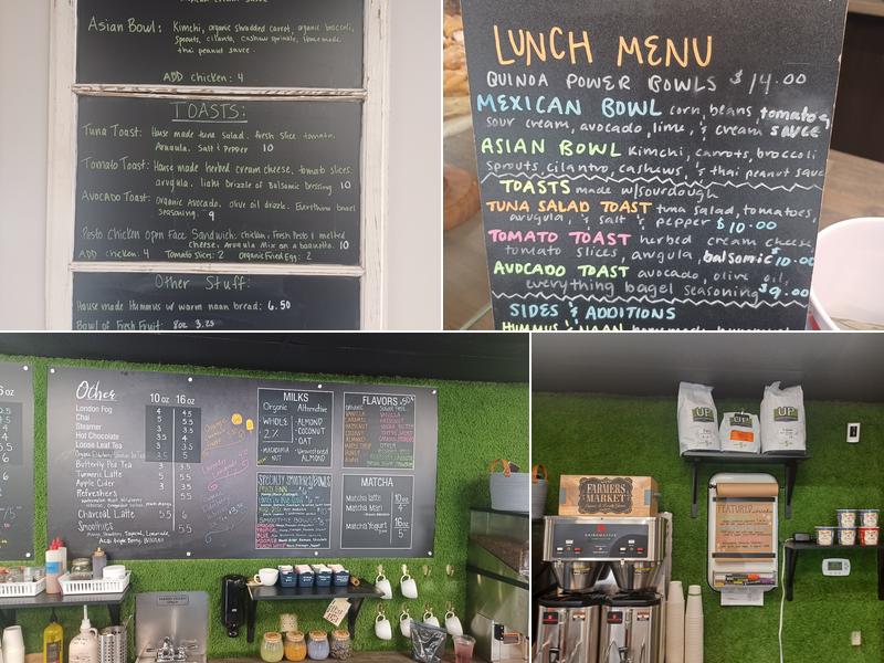 Organic Grounds Coffeehouse Menu