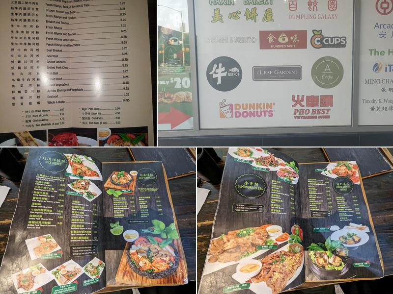 Phở Best Menu
