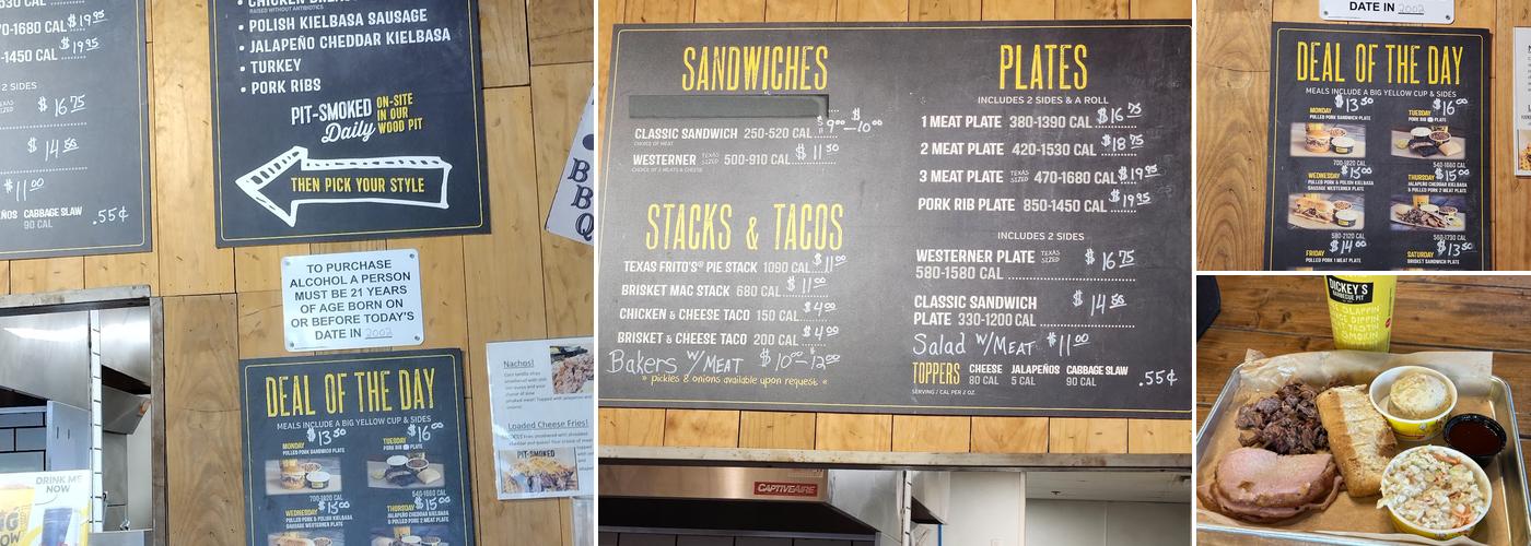 Dickey's Barbecue Pit Menu