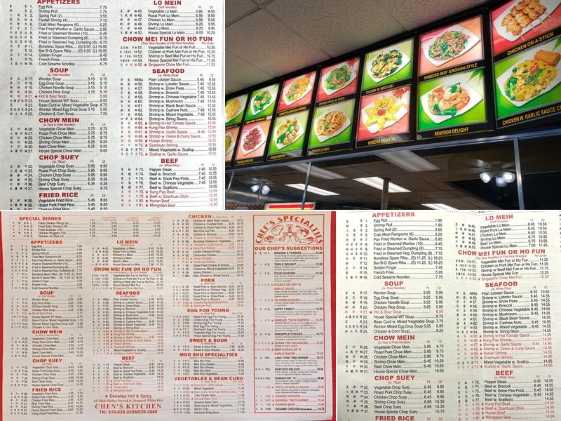 Chen’s Kitchen Menu