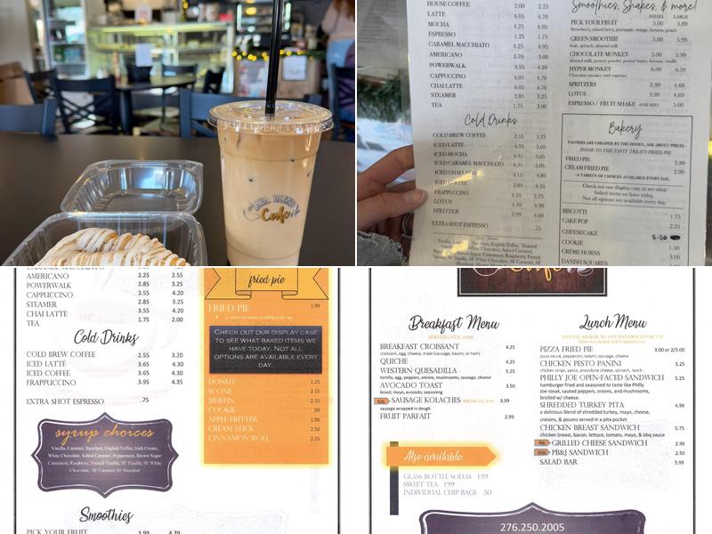 Java Blend Cafe Menu