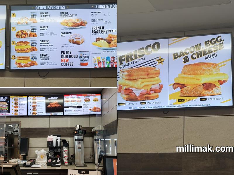 Hardee’s Menu