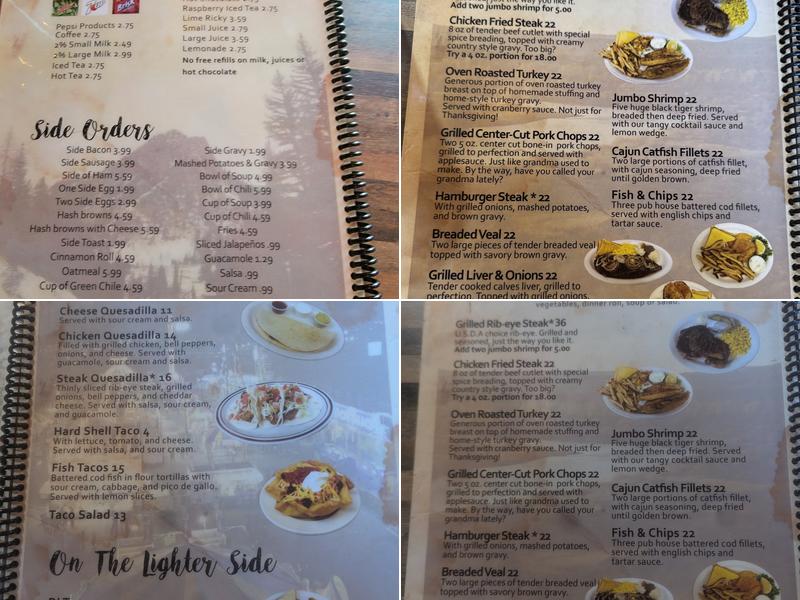 Gudino's Cafe Menu