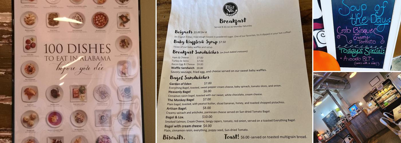 River Nile Cafe Menu