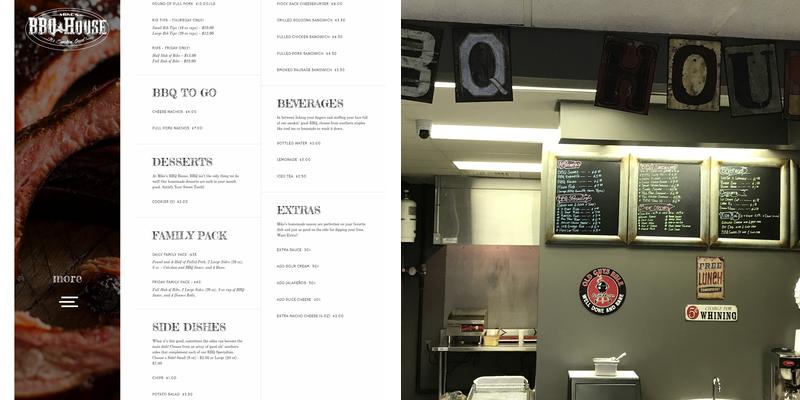 Mike's BBQ House Menu