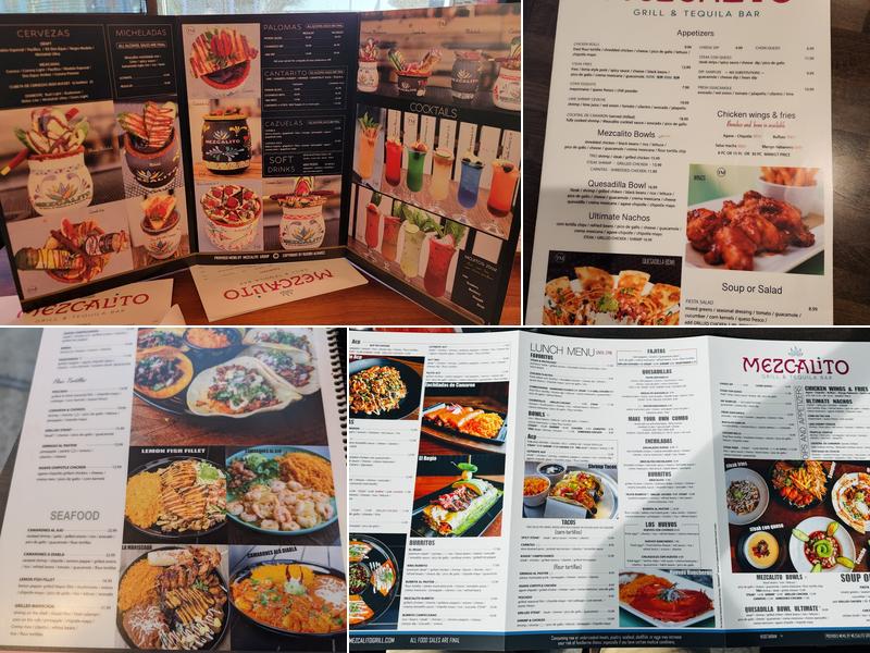 Mezcalito Beaufort Menu