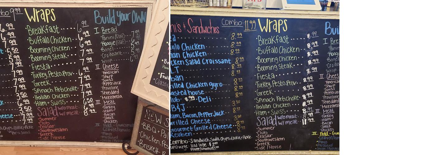 Elevated Grounds Coffee Shop Menu