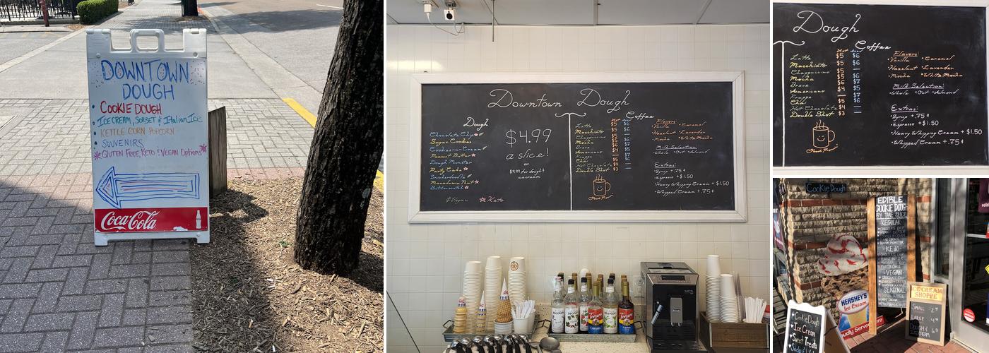 Downtown Dough Chattanooga Menu