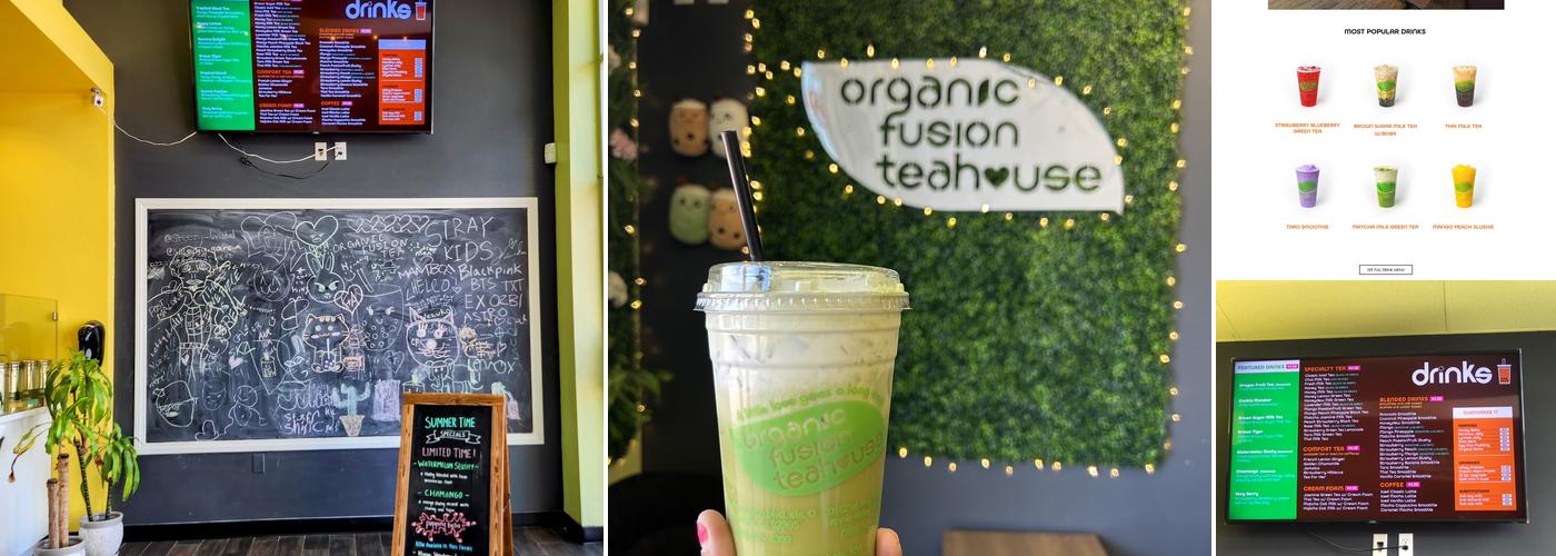 Organic Fusion Teahouse Hesperia Menu