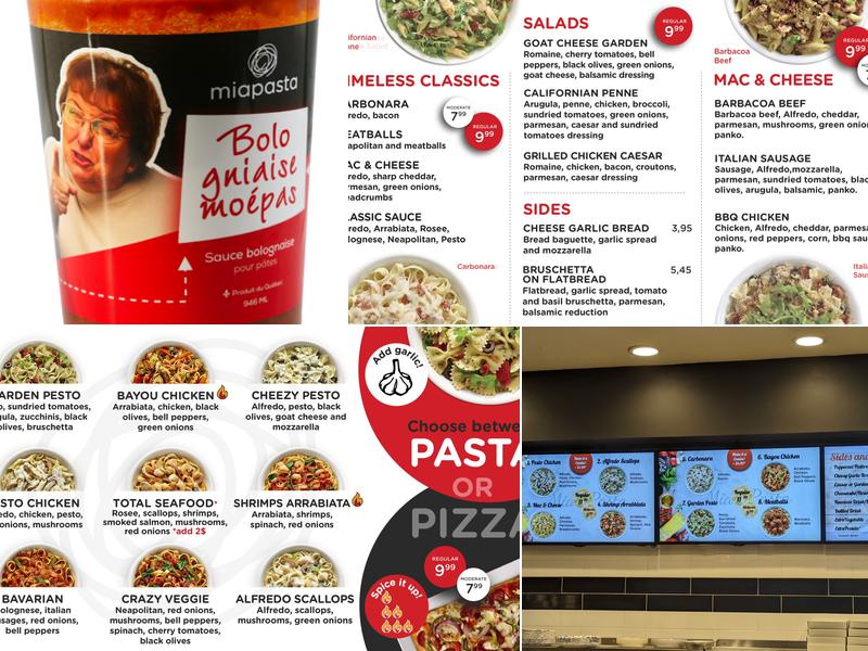 Mia Pasta Scottsdale Menu