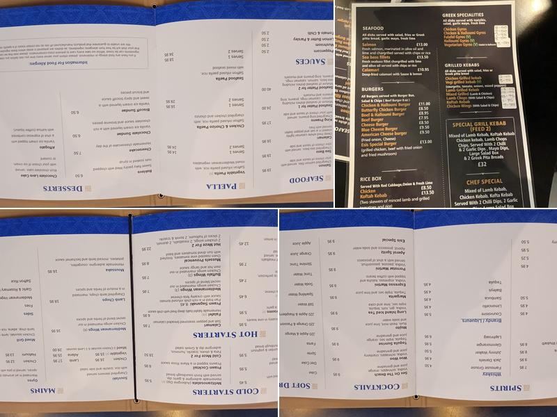 Esis Grill & Bar Menu