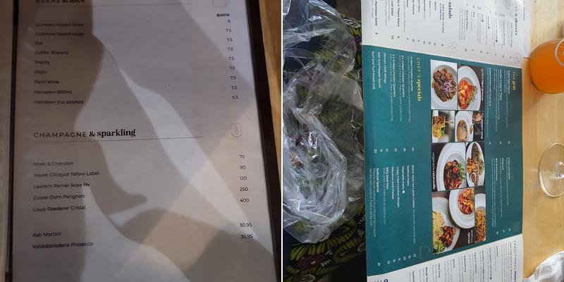 805 Restaurants - Reading Menu