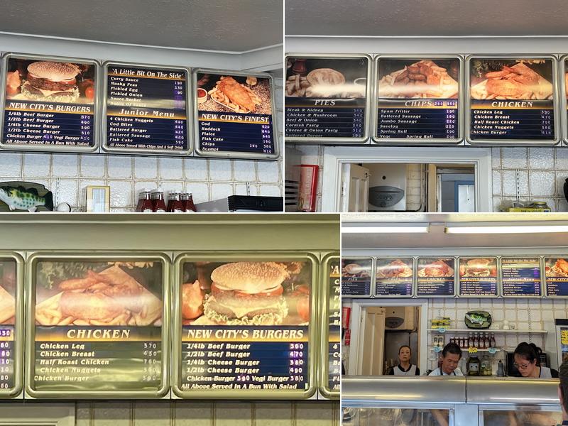 New City Fish Bar Menu