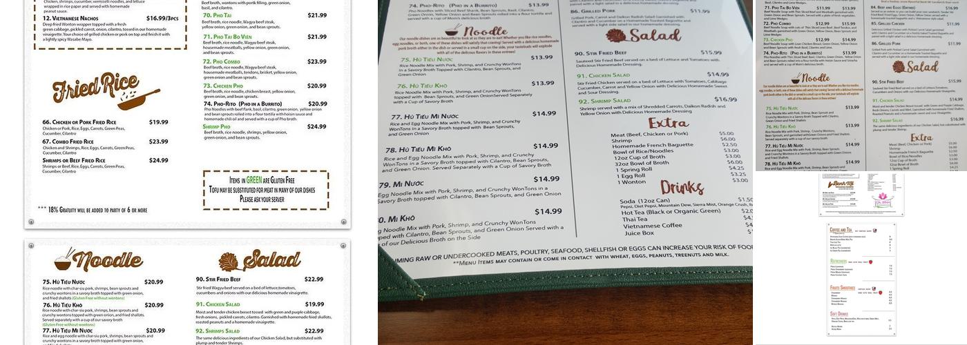 Gia Dinh Vietnamese Cuisine Menu