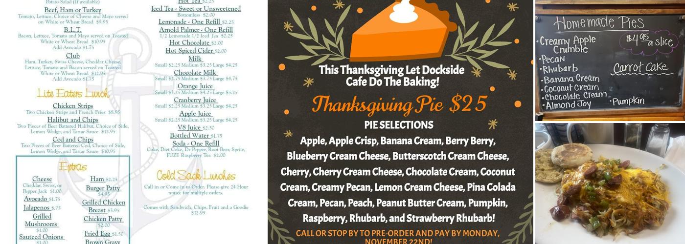 Dockside Cafe Menu