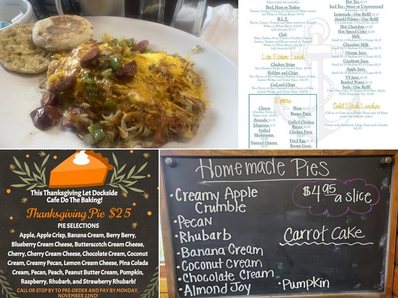 Dockside Cafe Menu