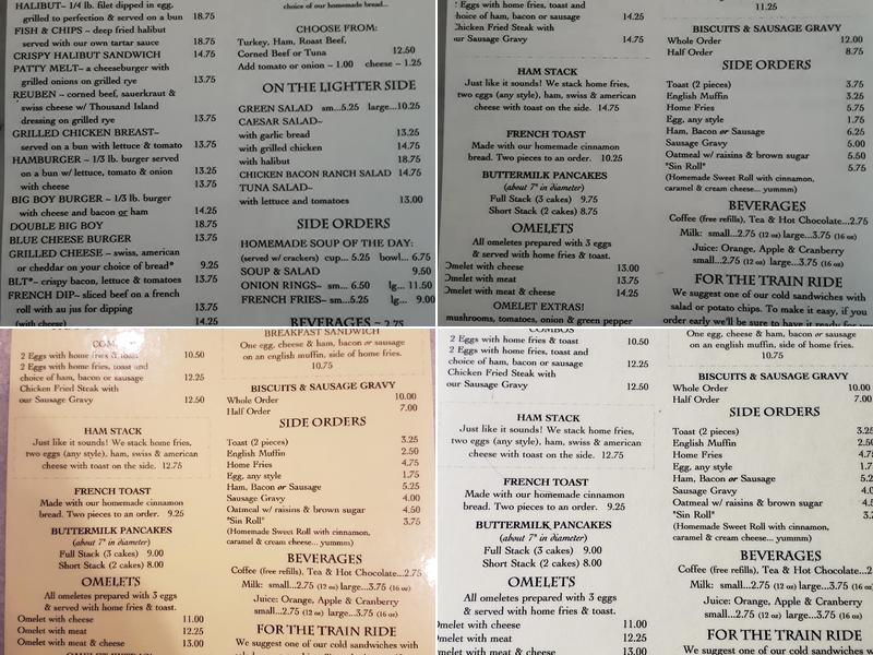 Sweet Tooth Cafe Menu