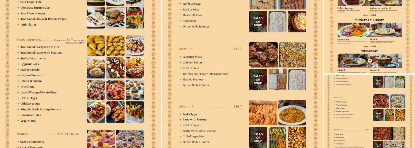 Soba Menu