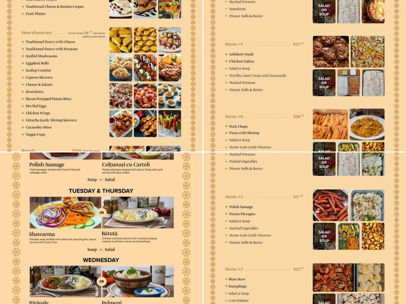 Soba Menu