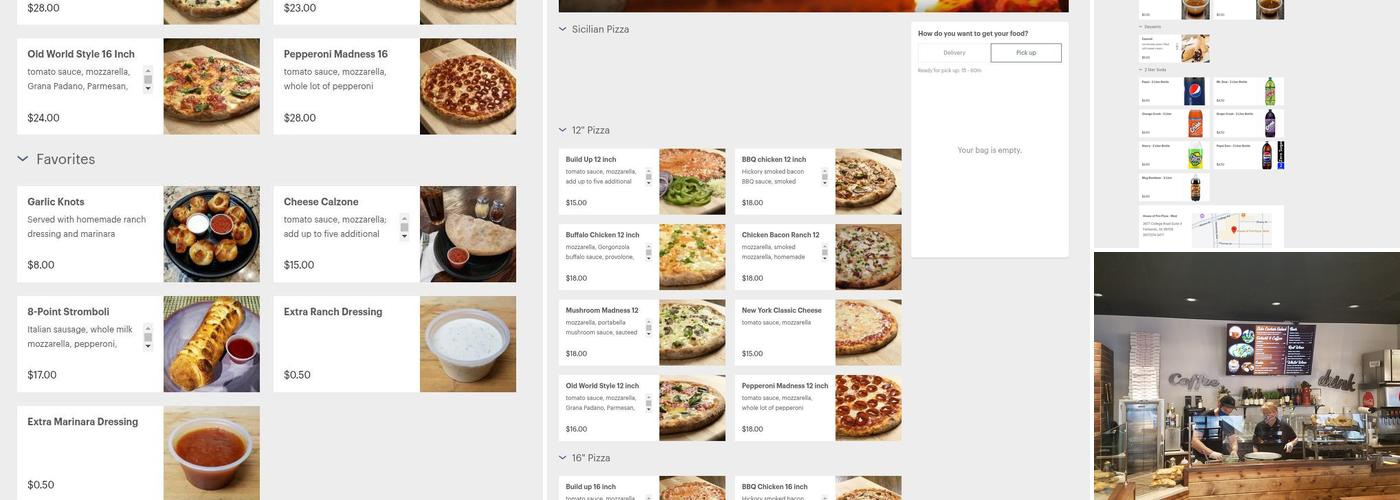 House of Fire Pizza -West Menu