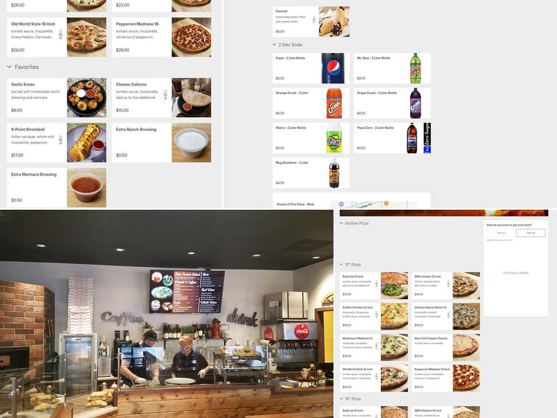 House of Fire Pizza -West Menu