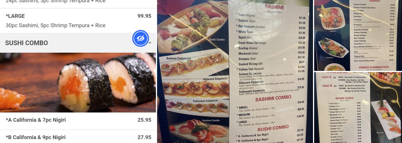 Ajimi Menu