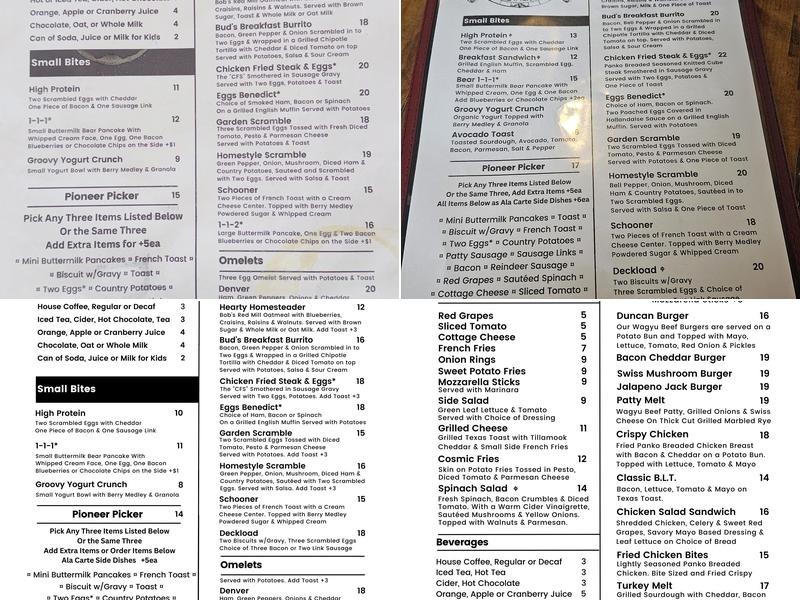 Duncan House Diner Menu