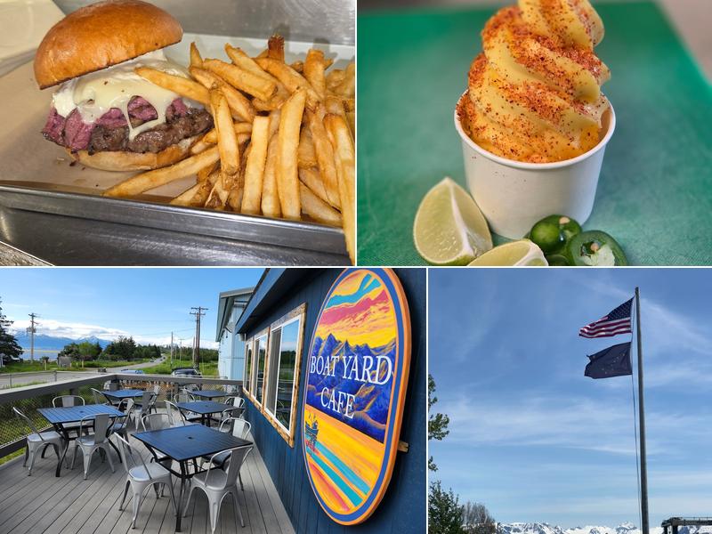 Boatyard Cafe 5075 Kachemak Dr, Homer