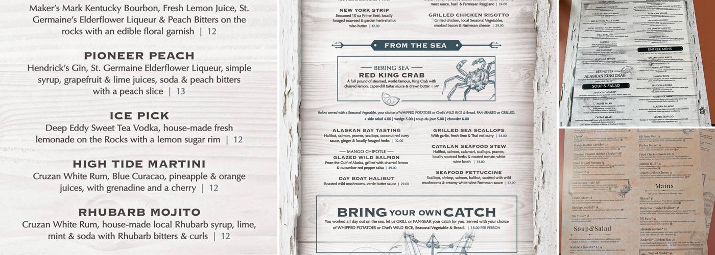 Harbor Grill Menu