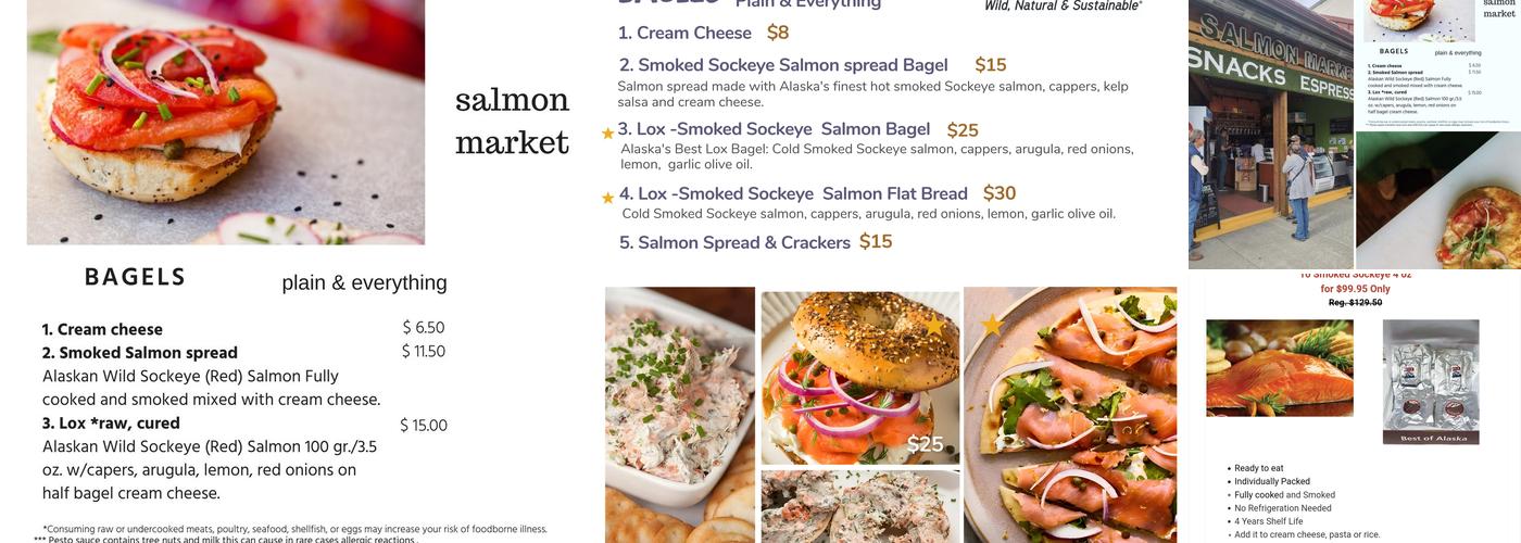 Salmon Market Menu