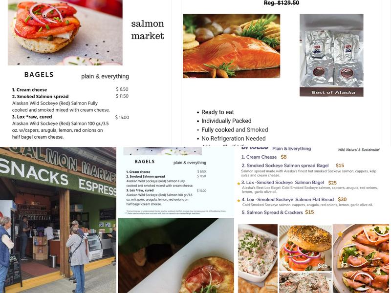Salmon Market Menu