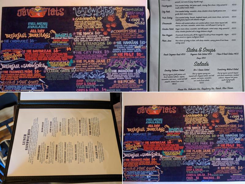 Java Flats Menu