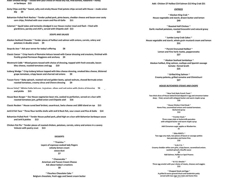 Kadataan Lounge Menu
