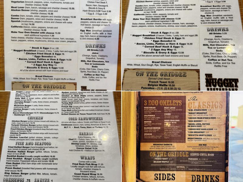 Nugget Restaurant Menu