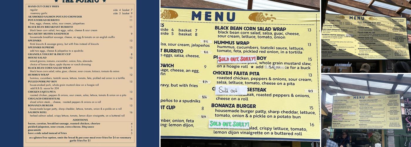 The Potato Menu