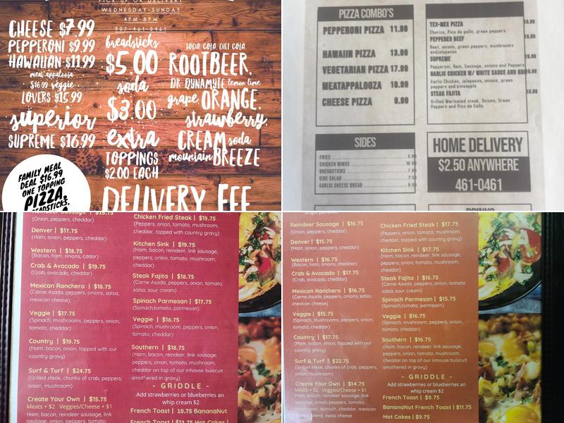 Trada's Breakfast Diner Menu