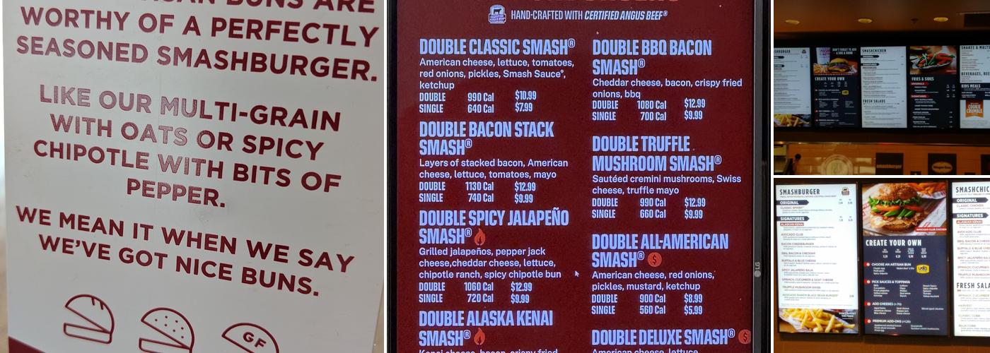 Smashburger Menu