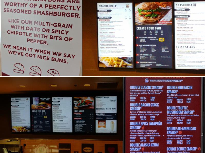 Smashburger Menu